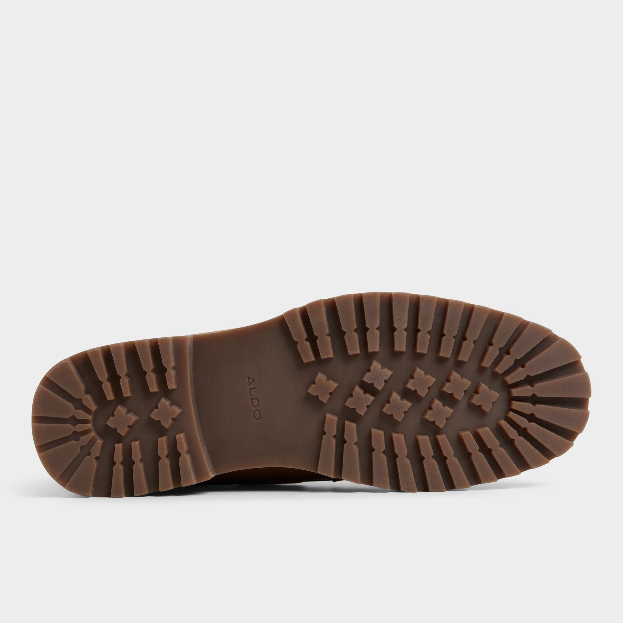 Lug sole Farrell in Cognac - Combat boot