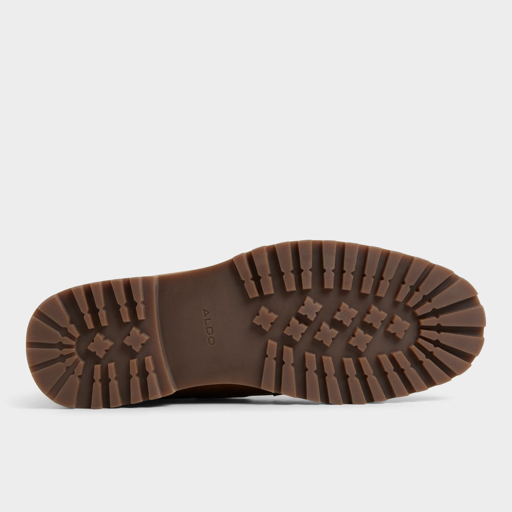 Lug sole Farrell in Cognac - Combat boot