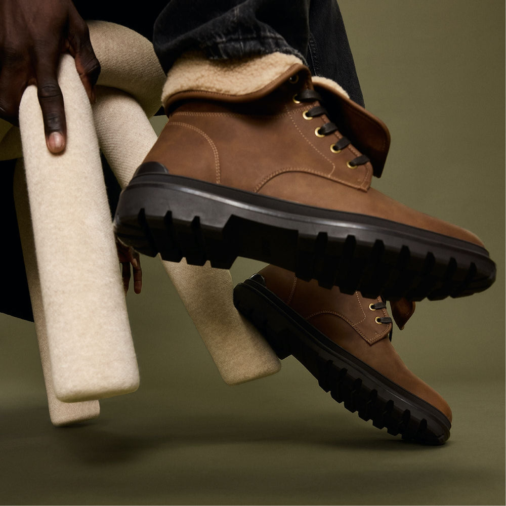 Preliand Medium Brown Men's Lace-up boots - Lace-up boot