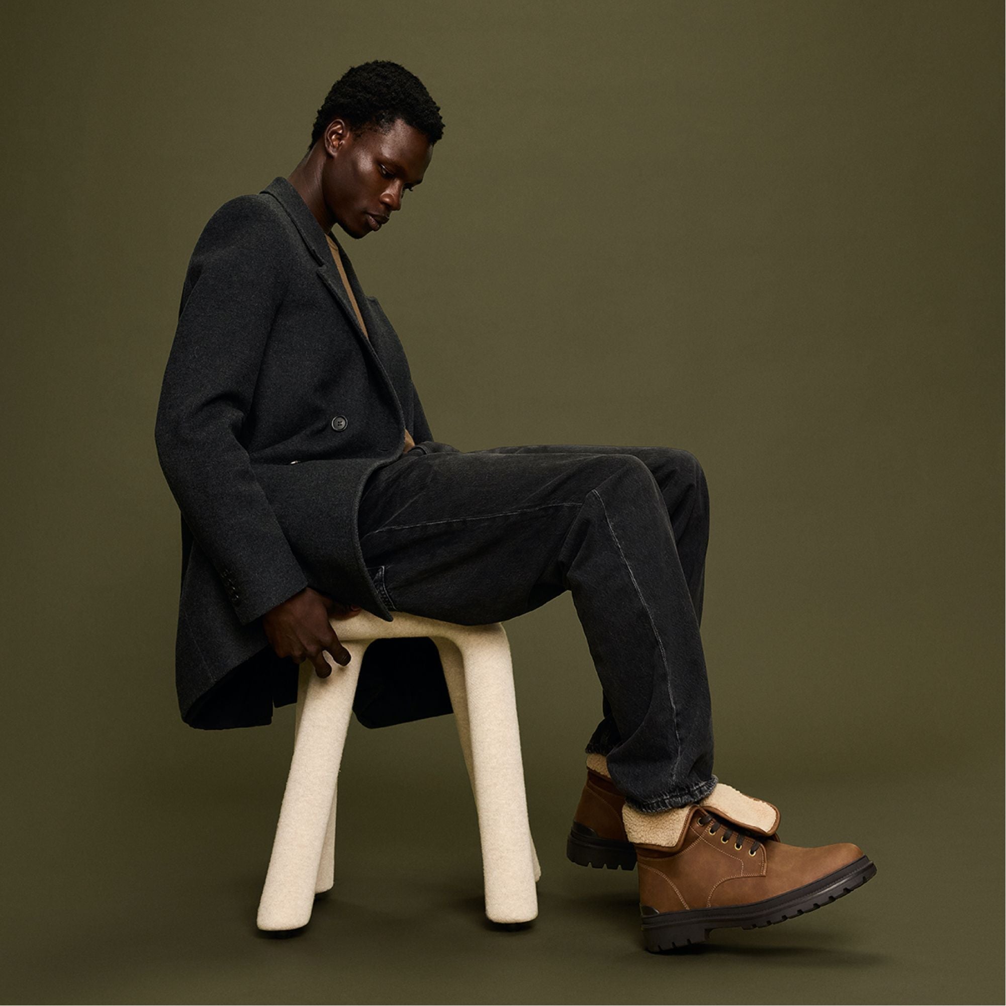 Preliand Medium Brown Men's Lace-up boots - Lace-up boot