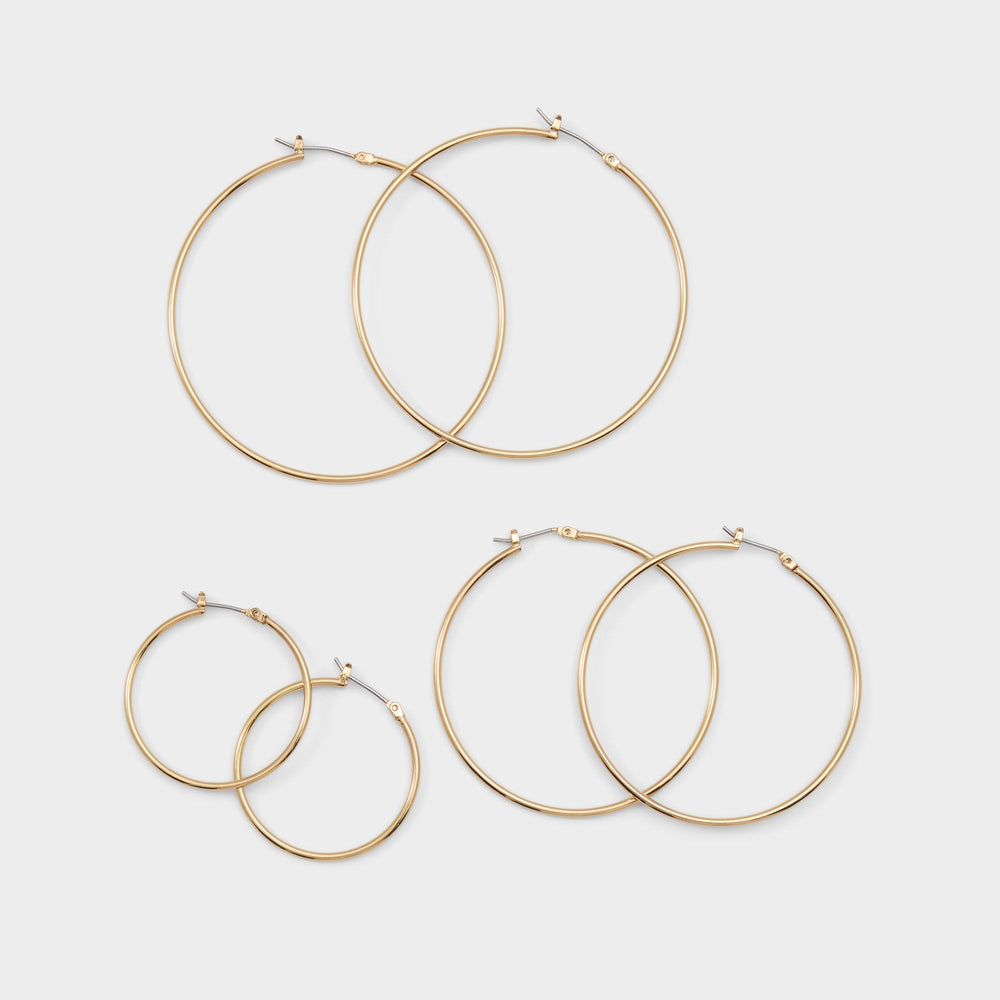 Dailyhoops in Gold - Earring set