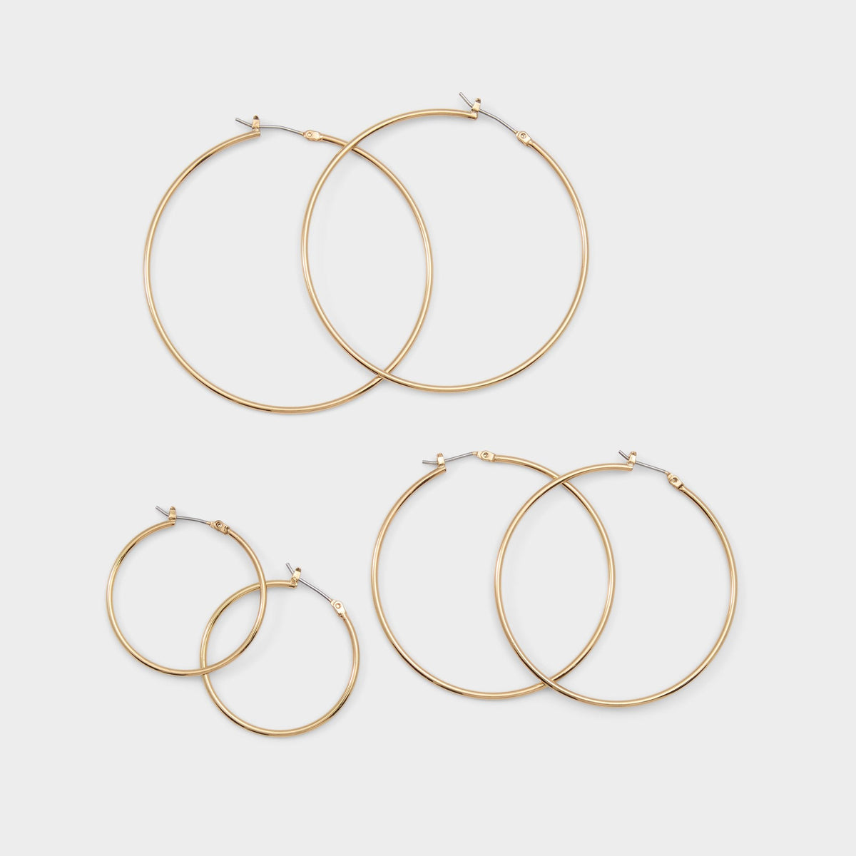 Dailyhoops in Gold - Earring set