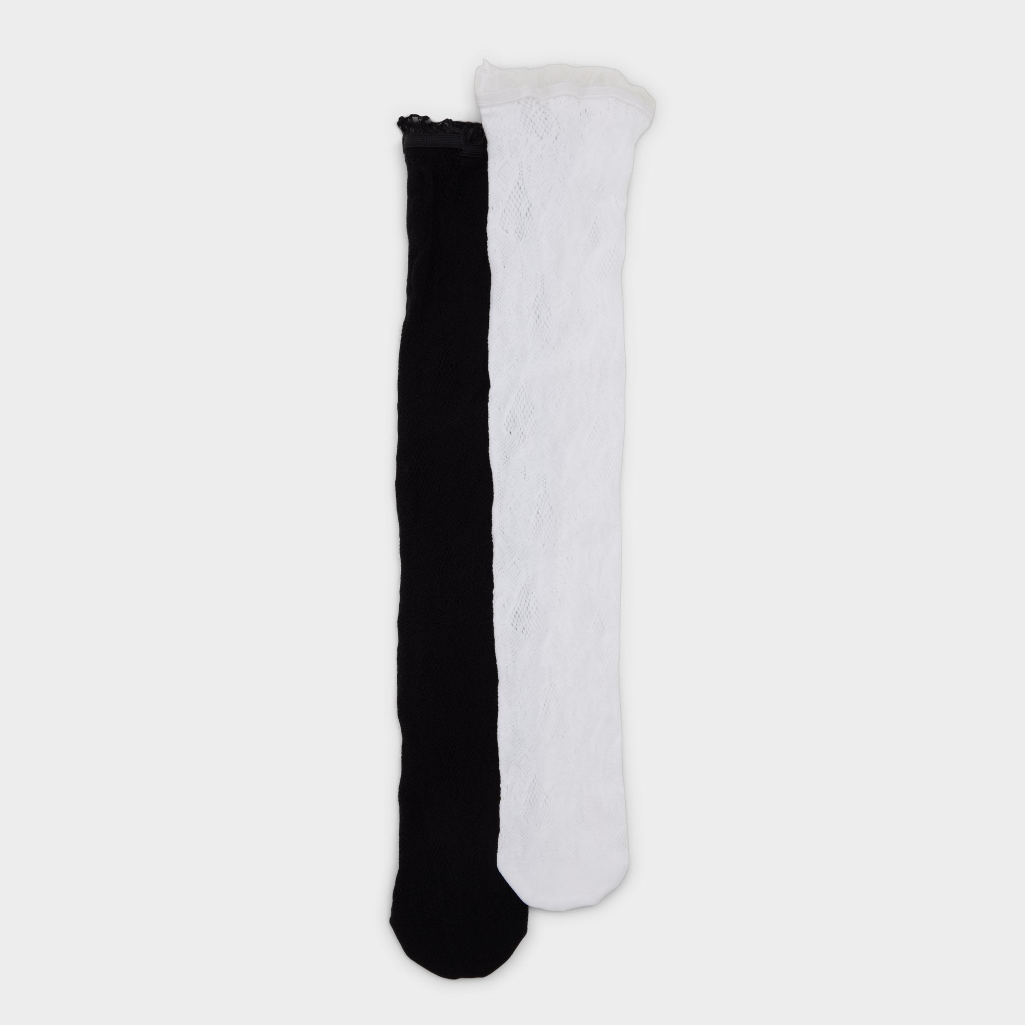 Lacydaze in Black White - Crew socks