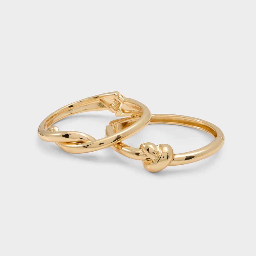 Knotts in Gold - Bangle bracelet