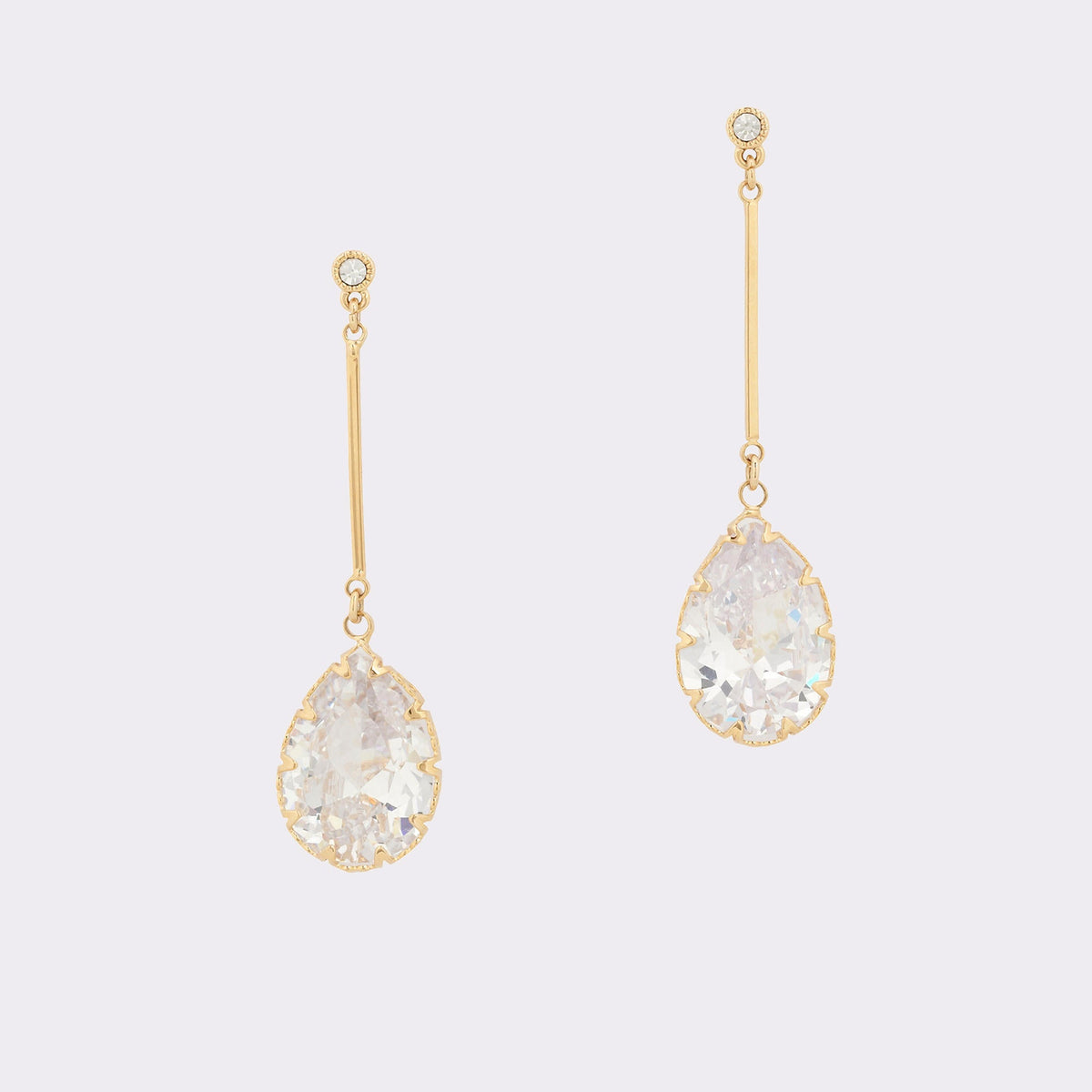 Cares Gold/Clear Multi Women's Earrings - Chandelier earrings