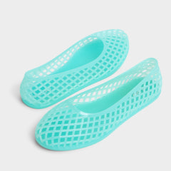 Dwaoria Turquoise Women's Jelly Sandals & Flip Flops - Jelly flats