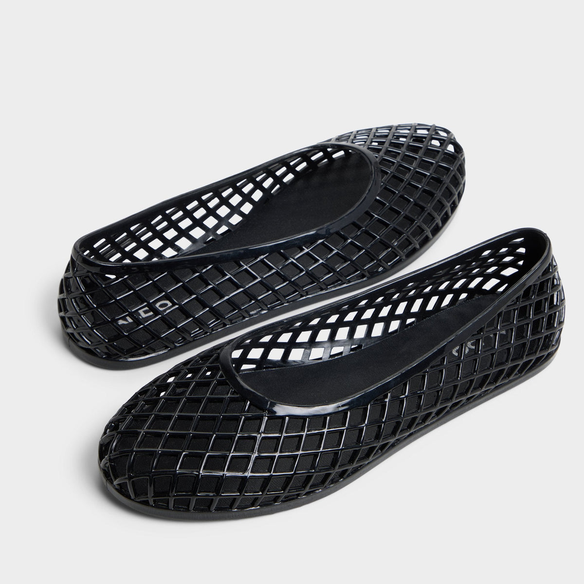 Dwaoria Black Women's Jelly Sandals & Flip Flops - Jelly flats
