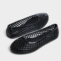 Dwaoria Black Women's Jelly Sandals & Flip Flops - Jelly flats