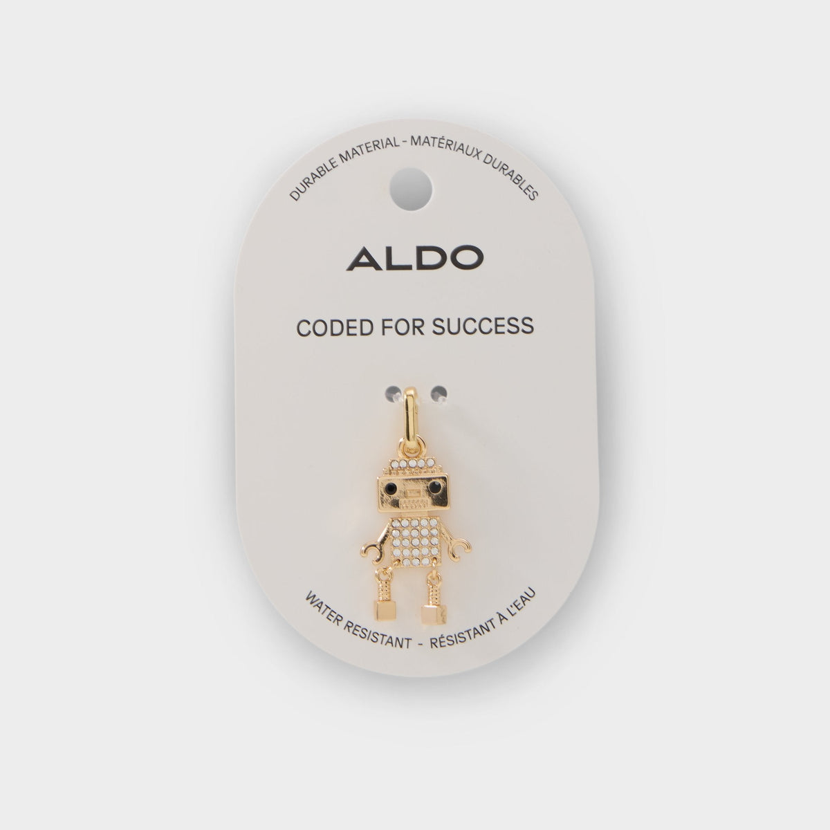 Beepboop in Gold Clear Multi - Jewelry charm