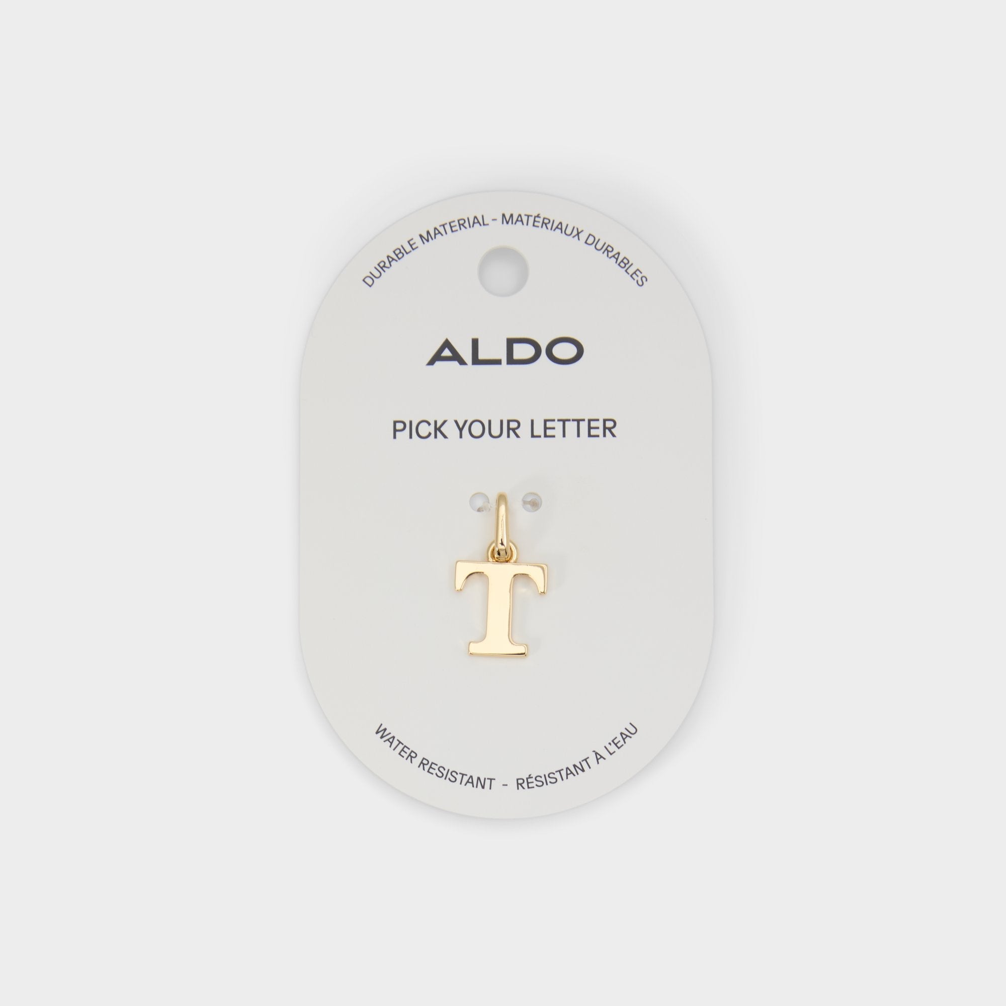 Initials Medium Yellow Women's Jewelry Charms - Jewelry charm