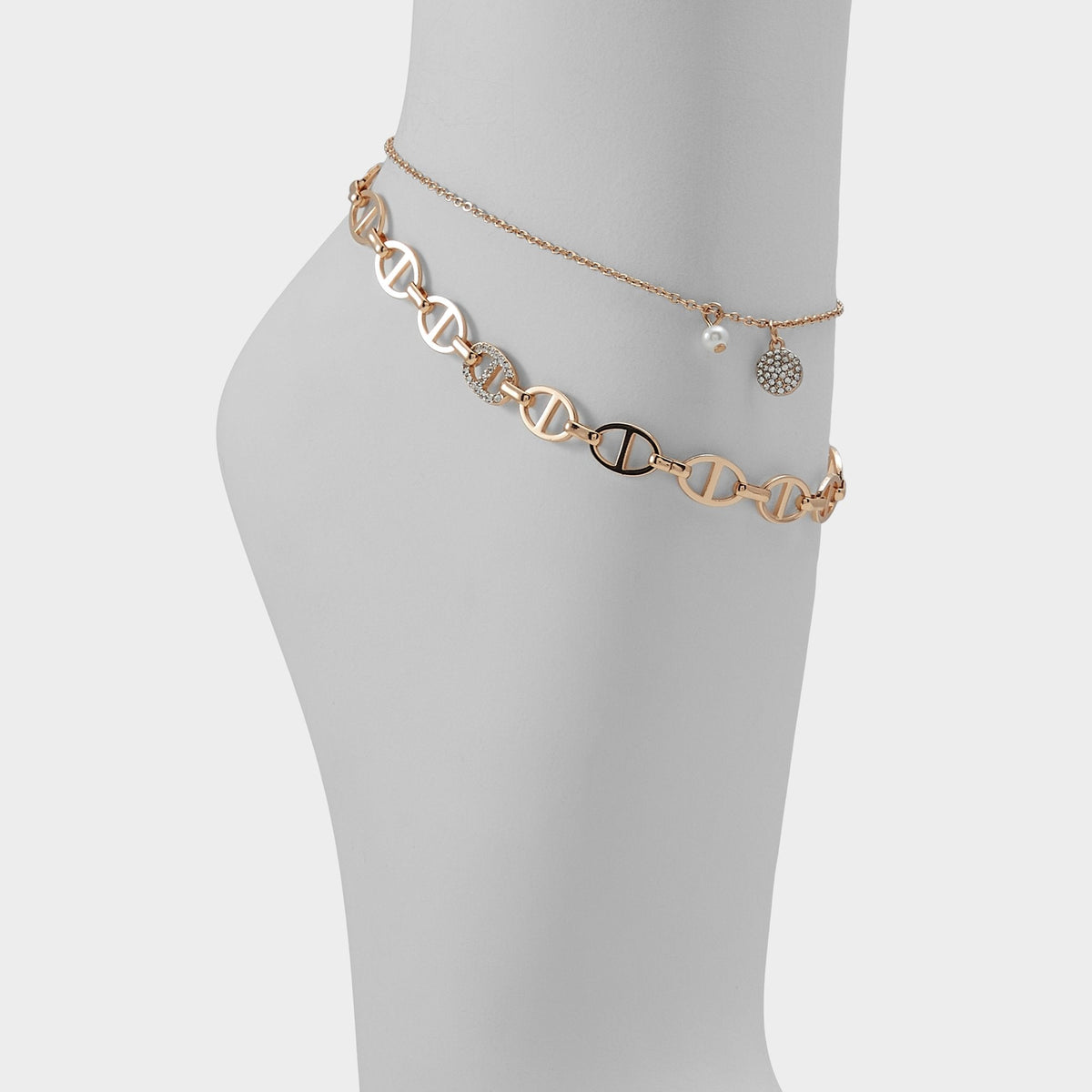 Splenndorx Gold/Clear Multi Women's Anklets - Anklet