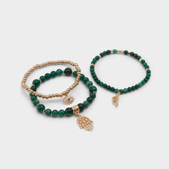 Biathiel Dark Green Women's Bracelets -