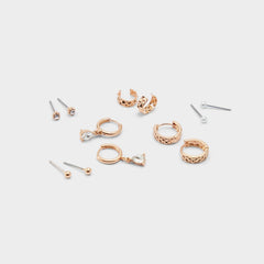 Jullianna Gold/Clear Multi Women's Earrings - Earrings
