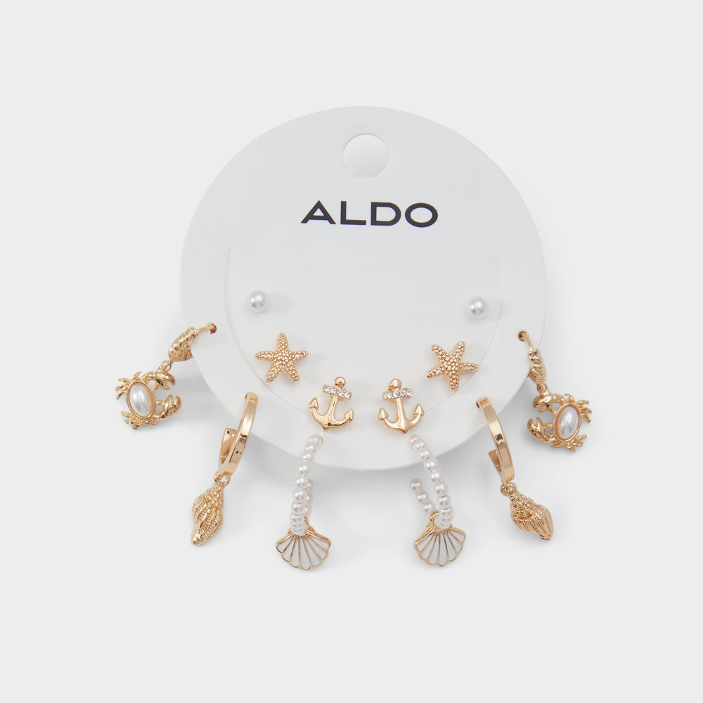 Myanchor Gold/Clear Multi Women's Earrings - Earrings