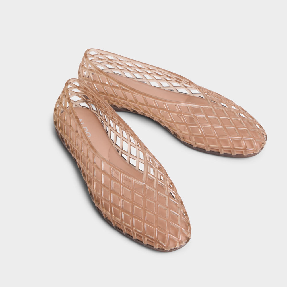Treschic Beige Women's Jelly Sandals & Flip Flops - Jelly flats