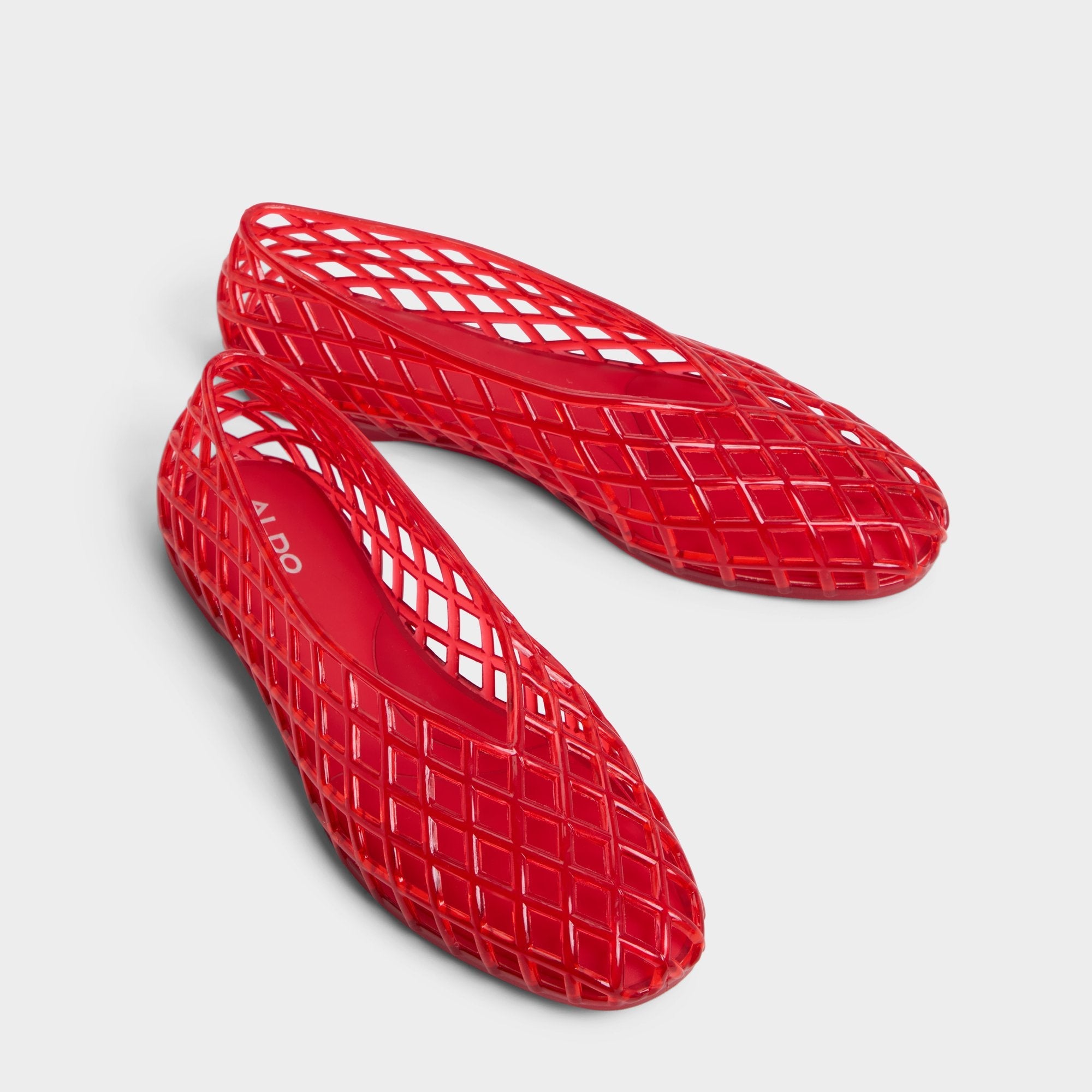 Treschic Red Women's Jelly Sandals & Flip Flops - Jelly flats