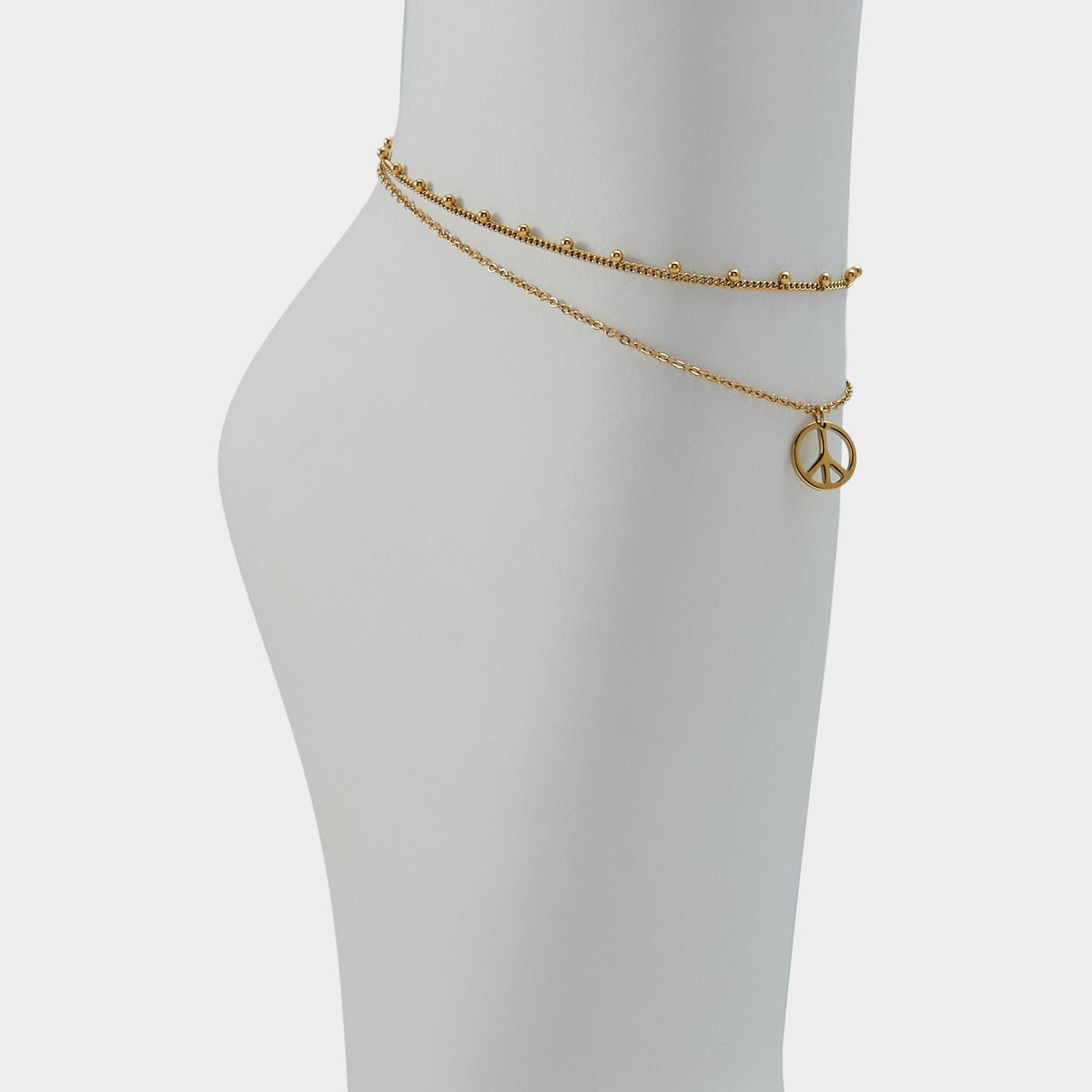 Peacelove Gold Women's Stainless Steel - Anklet