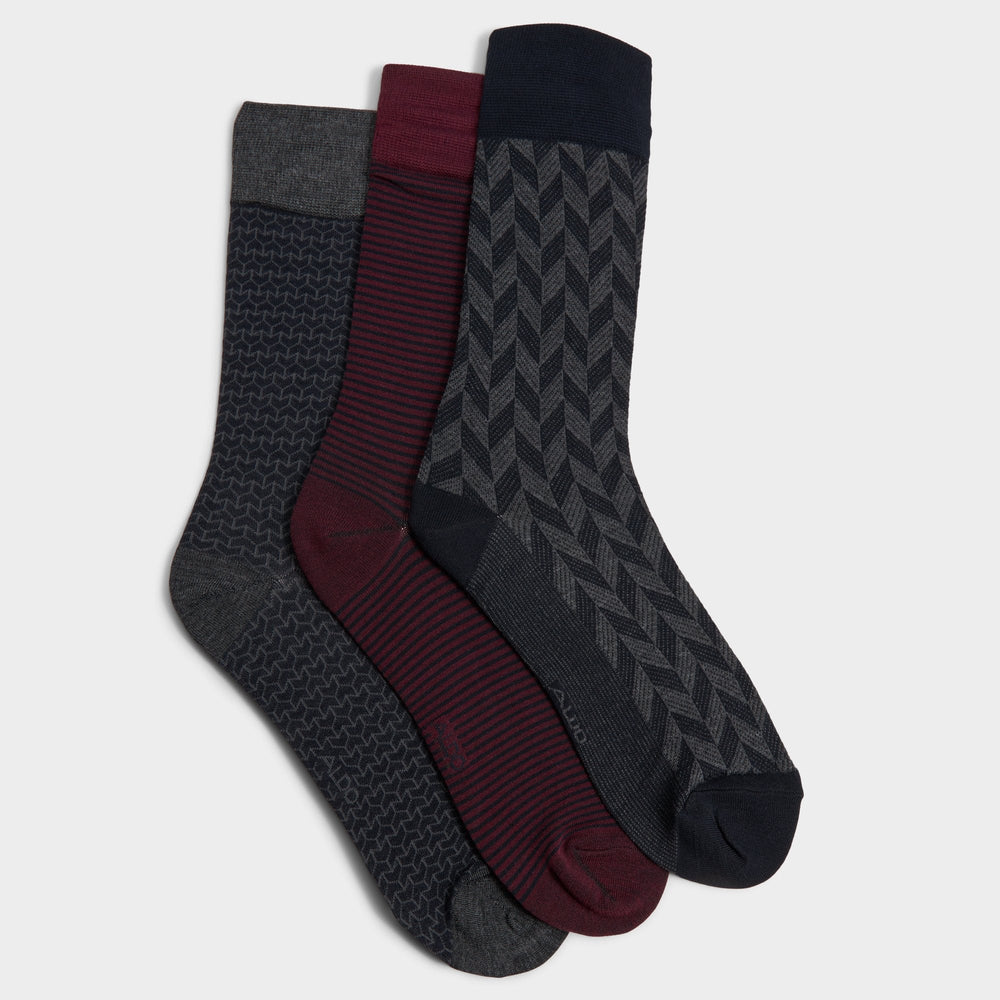 Samuell Dark Grey Men's Socks - Socks