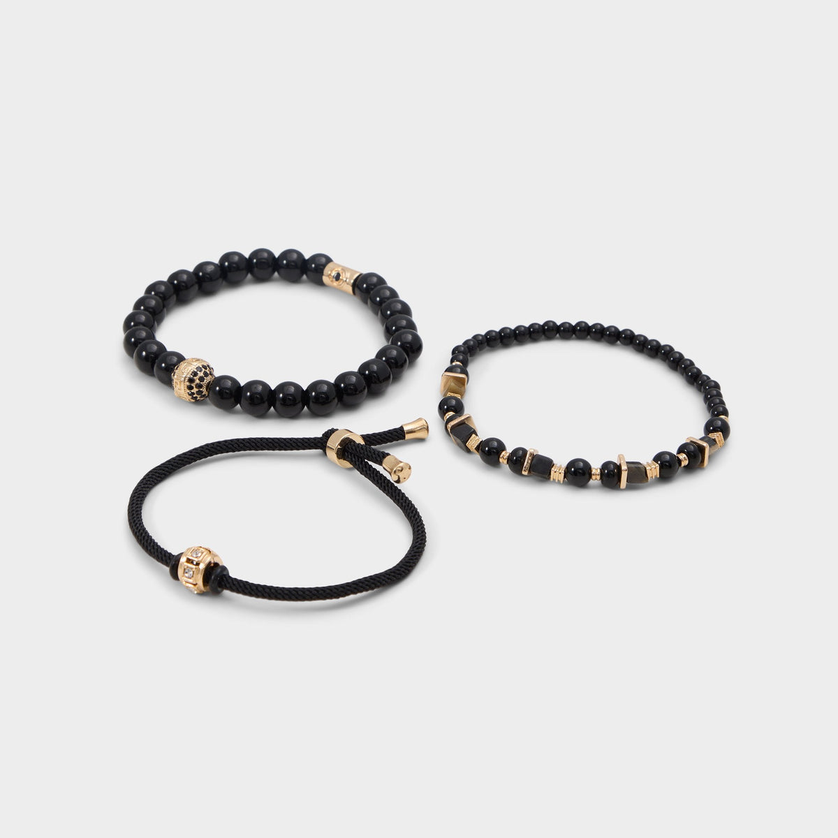 Justin in Black Gold Multi - Bracelet