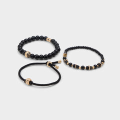 Justin in Black Gold Multi - Bracelet