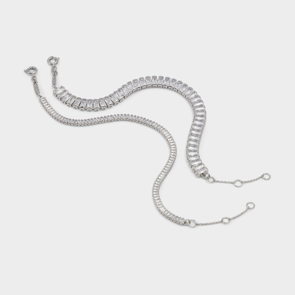 Lagodi Silver/Clear Multi Women's Cubic Zirconia - Bracelet