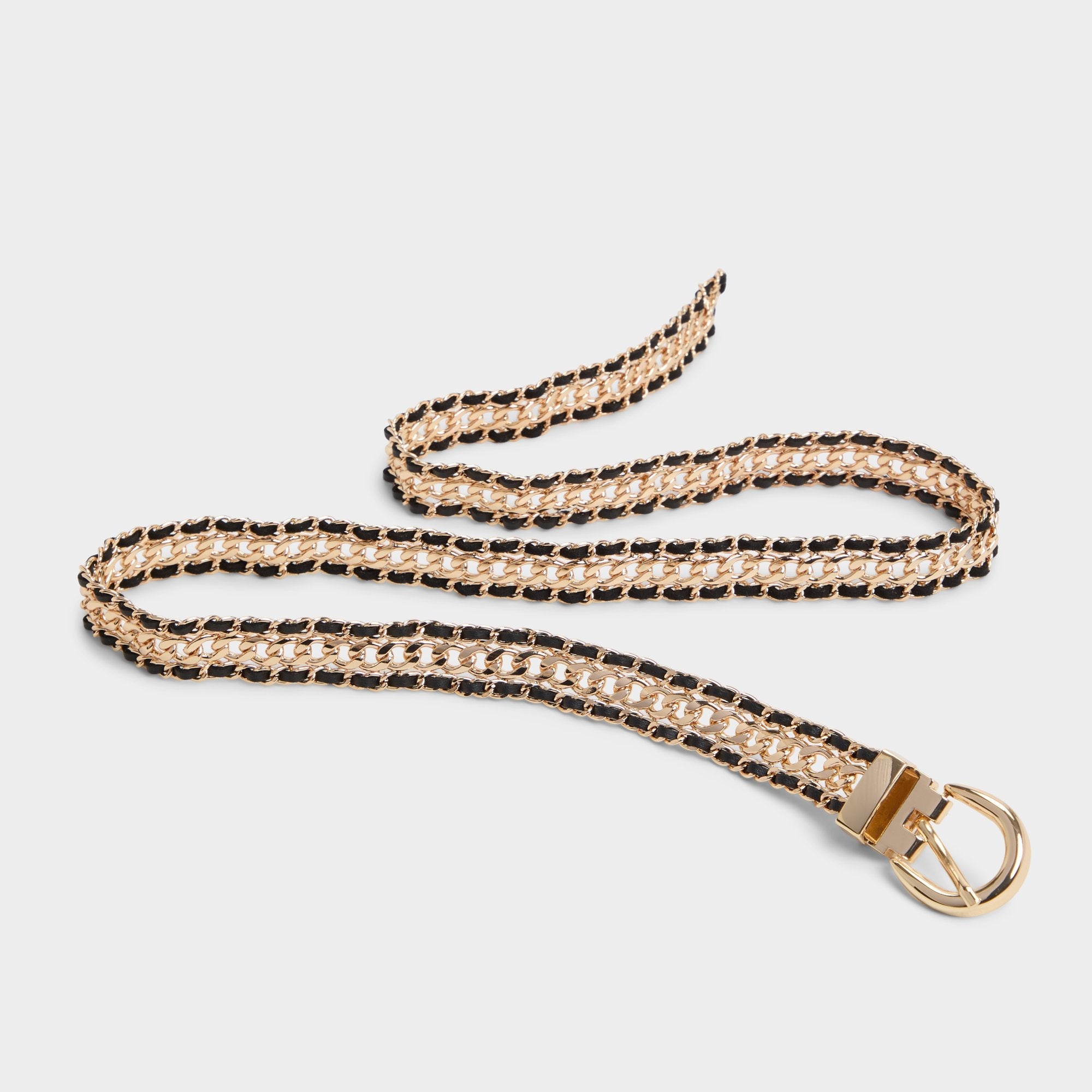 Albemarle Black/Gold Multi Women's Belts - Belt